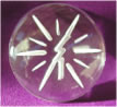 E&T- Electrical & Telephone Energem Energized Lightning Logo Cabochon