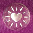E&T-Electrical & Telephone Energem Energized Heart Cabochon